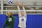 Volleyball vs Babson  Wheaton Women's Volleyball vs Babson College. - Photo by Keith Nordstrom : Wheaton, Volleyball, VB